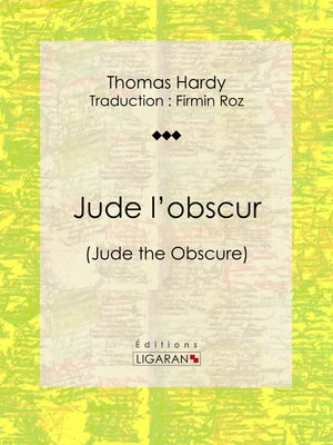 cover image of Jude l'obscur